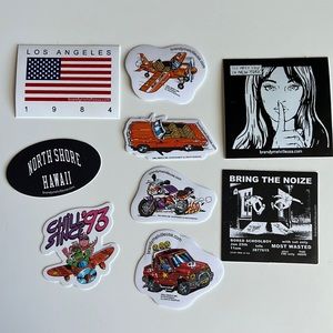 LOT OF 10 Brandy Melville Vinyl Stickers 2022